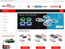 Tablet Screenshot of mini-rc-cars.com